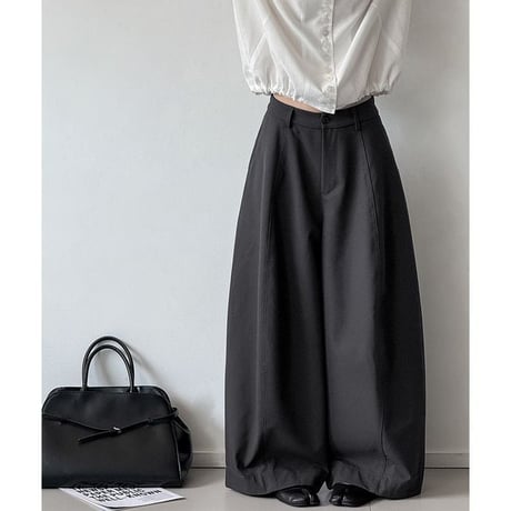 center stitich wide pants　NK2653