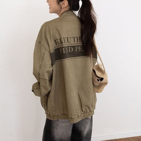 back print jacket　NK2589