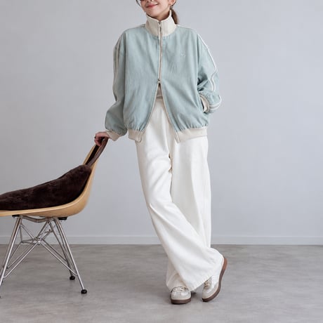stripe sleeve blouson　NK2569