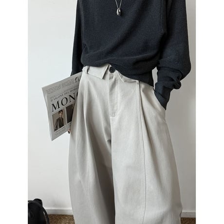 waist design wide pants　NK2652