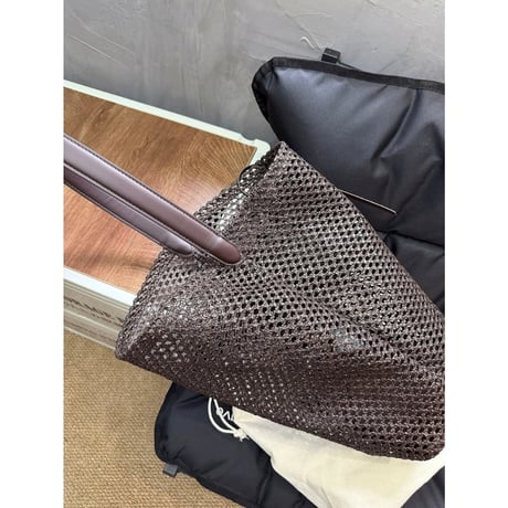 mesh knit shoulder bag /3color　NK2460