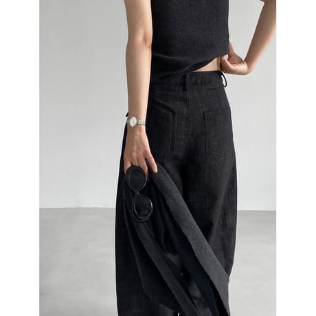 flap pocket denim pants　NK2650