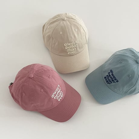 logo embroidery casual cap /5color　NK2708