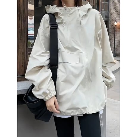 hooded oversized blouson /2color　NK2668