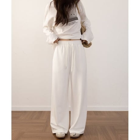drawstring straight pants　NK2643