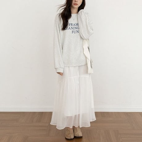 front lettering pullover　NK2622
