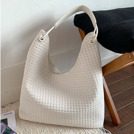mesh weave tote bag /4color　NK2349