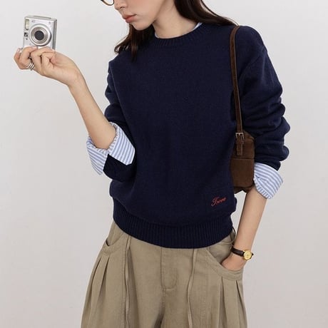 stripe print shirt　NK2597
