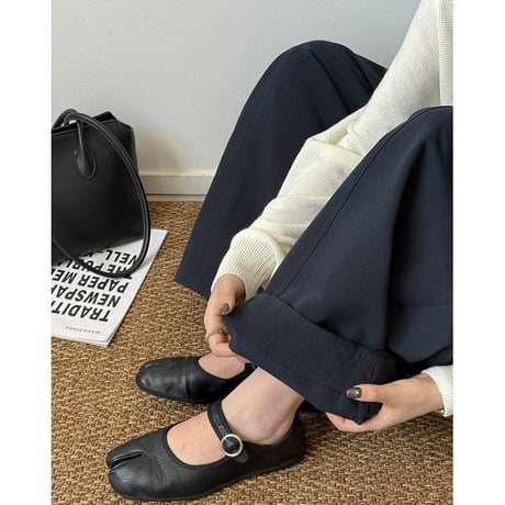 waist design wide pants　NK2652