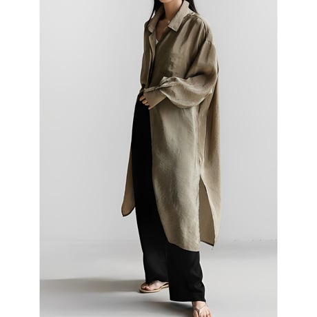 oversized long shirt /4color　NK2670