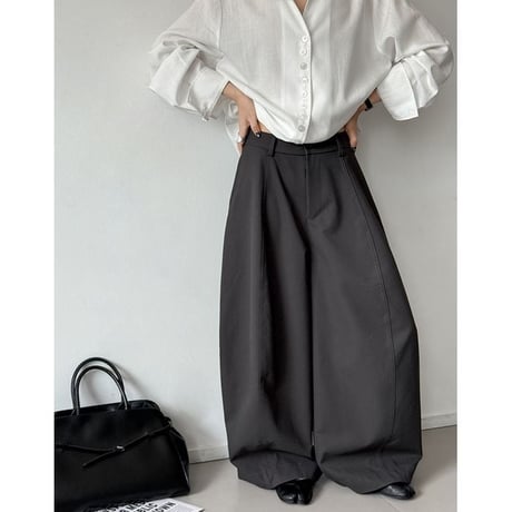 center stitich wide pants　NK2653