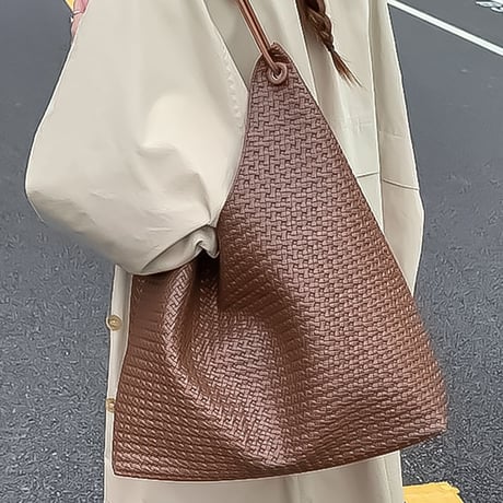 mesh weave tote bag /4color　NK2349