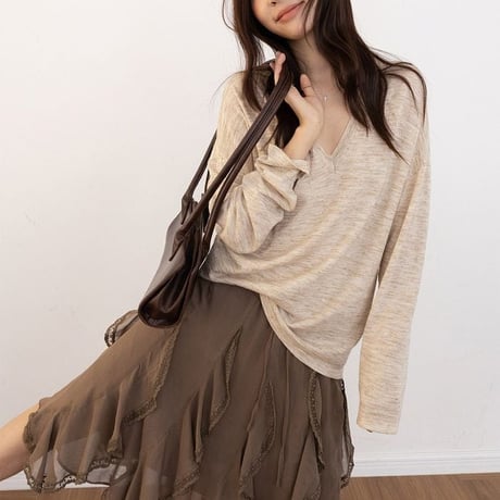 nuance color pullover　NK2618
