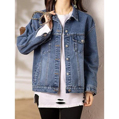 relaxed denim jacket　NK2481