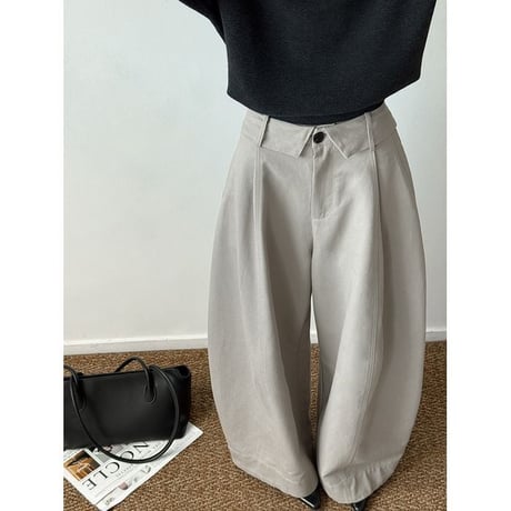 waist design wide pants　NK2652