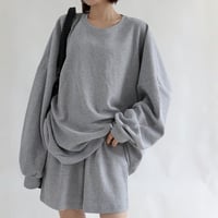 waffle lounge shorts set /2color　NK2689