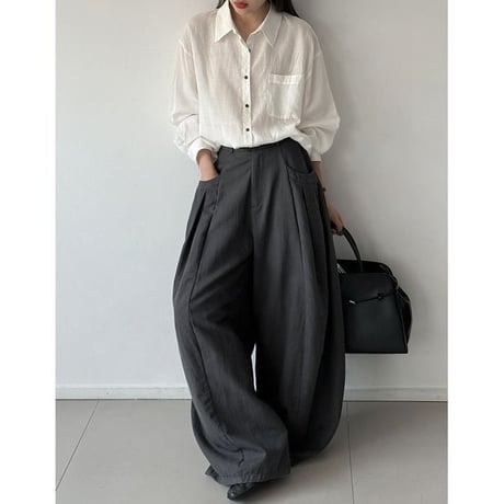 tuck wide pants　NK2647
