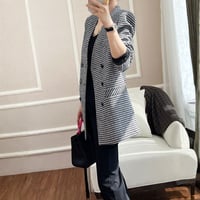 houndstooth collarless jacket　NK2666