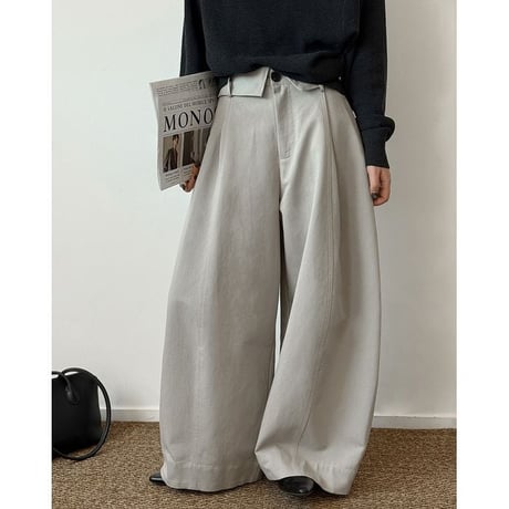 waist design wide pants　NK2652
