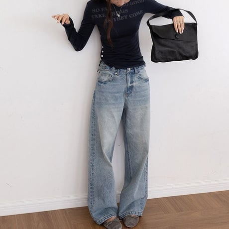 straight wide pants　NK2602