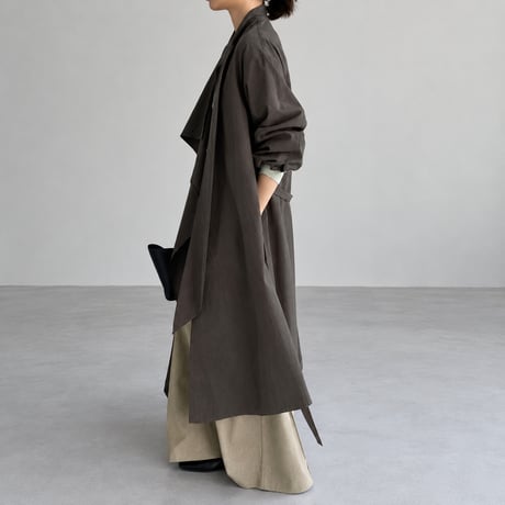 drape design long coat　NK2566