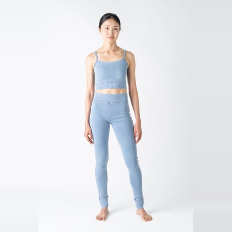 Ground denim bra top（horizon/ブルー）