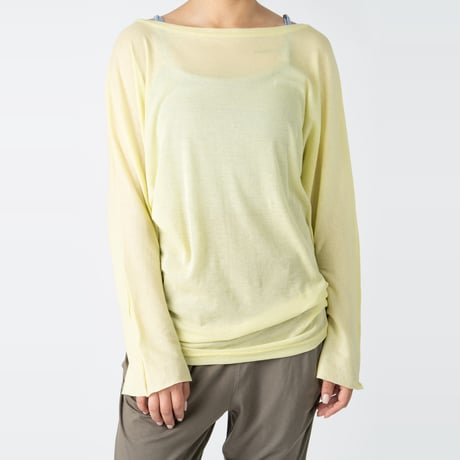 Breeze long sleeve（morning light/イエロー）