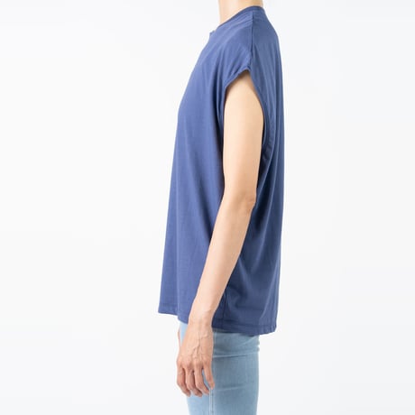 Flow sleeveless tee（night sky/ネイビー）
