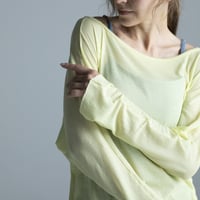 Breeze long sleeve（morning light/イエロー）