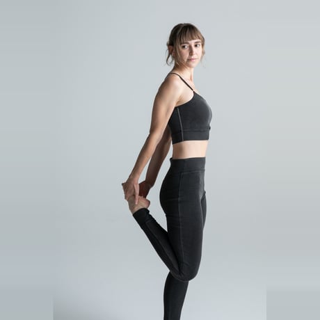 Ground denim bra top（still black/ブラック）