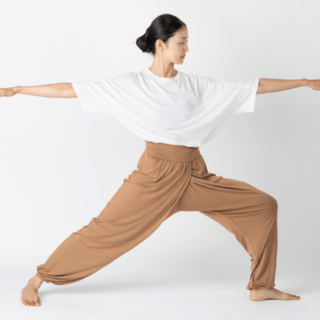 Calm aladdin pants（clay/テラコッタ）