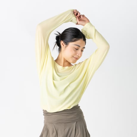 Breeze long sleeve（morning light/イエロー）