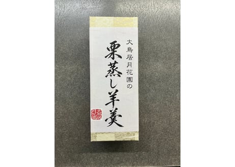 栗蒸し羊羹(竹皮風つつみ )化粧箱入り