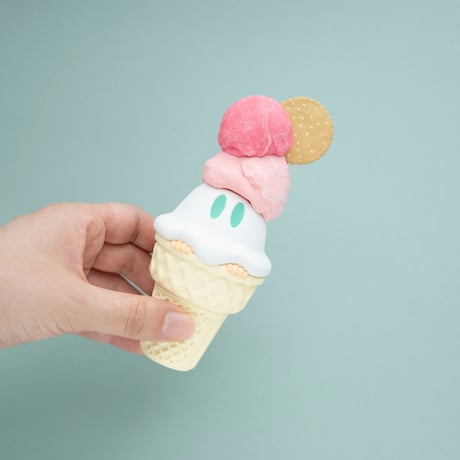 アイスになりたいおばけちゃんのソフビ