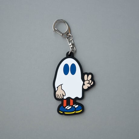 ピースおばけちゃんのラバーキーホルダー