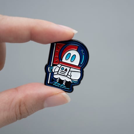 エナメルピンバッジ［ASTRONAUT］