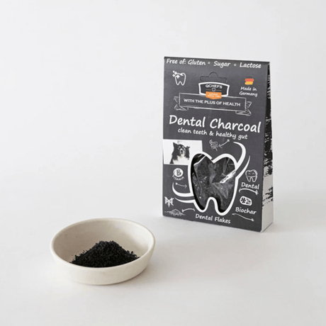 食べるデンタルケア QCHEFS！Dental Charcoal for dogs （デンタルチャコール）