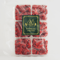 【冷凍】KAZOKU　会津銘産馬肉角切　300ｇ（50ｇ小分け）　※常温商品とは一緒に注文不可です。