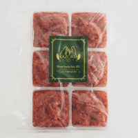 【冷凍】KAZOKU　うつくしまエゴマ豚ミンチ(レバー入）300ｇ（50ｇ小分け）　※常温商品とは一緒に注文不可です。