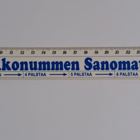Kirkkonummen Sanomat Ruler (C)