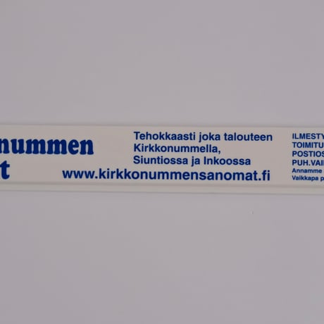 Kirkkonummen Sanomat Ruler (A)
