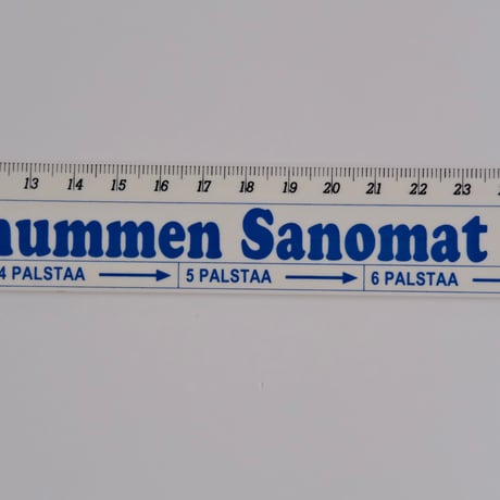 Kirkkonummen Sanomat Ruler (A)