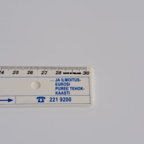 Kirkkonummen Sanomat Ruler (B)