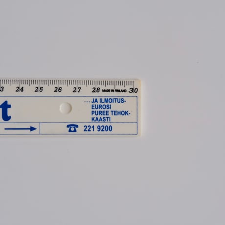 Kirkkonummen Sanomat Ruler (B)