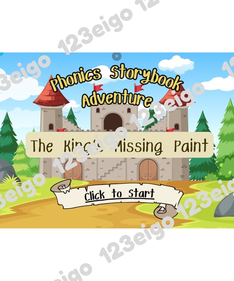 Phonics Storybook Adventure: The King's Missing Paint