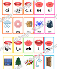 Phonics Mouth Matching Game