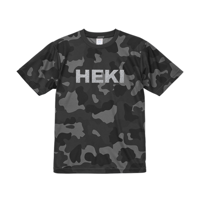 HEKI迷彩柄ブラックシャツ