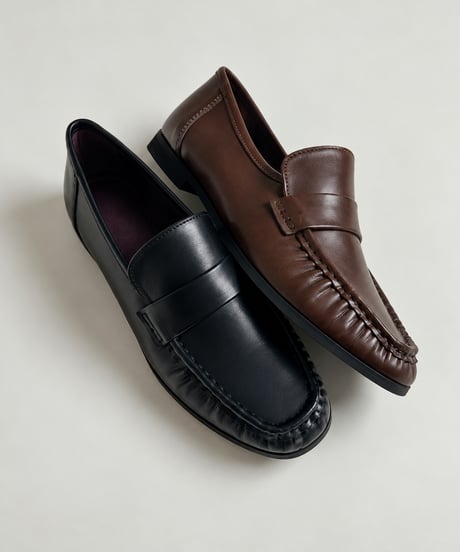 classic leather loafer 🖤🤎