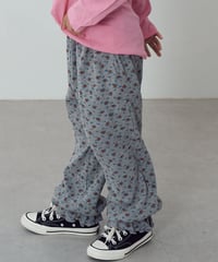 flower waffle pants