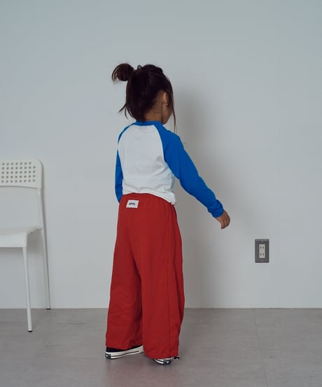 【COLOR RAGLAN LONG TEE】blue